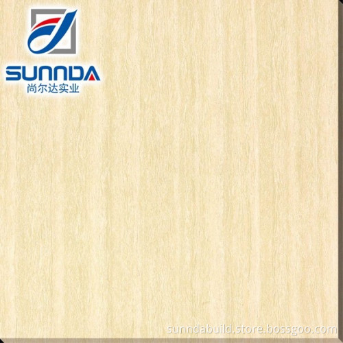 Cheap Line Stone Tile Commercilal Living Room Ivovy Beige Floor Tile Porcelanato Polished Porcelain Tile